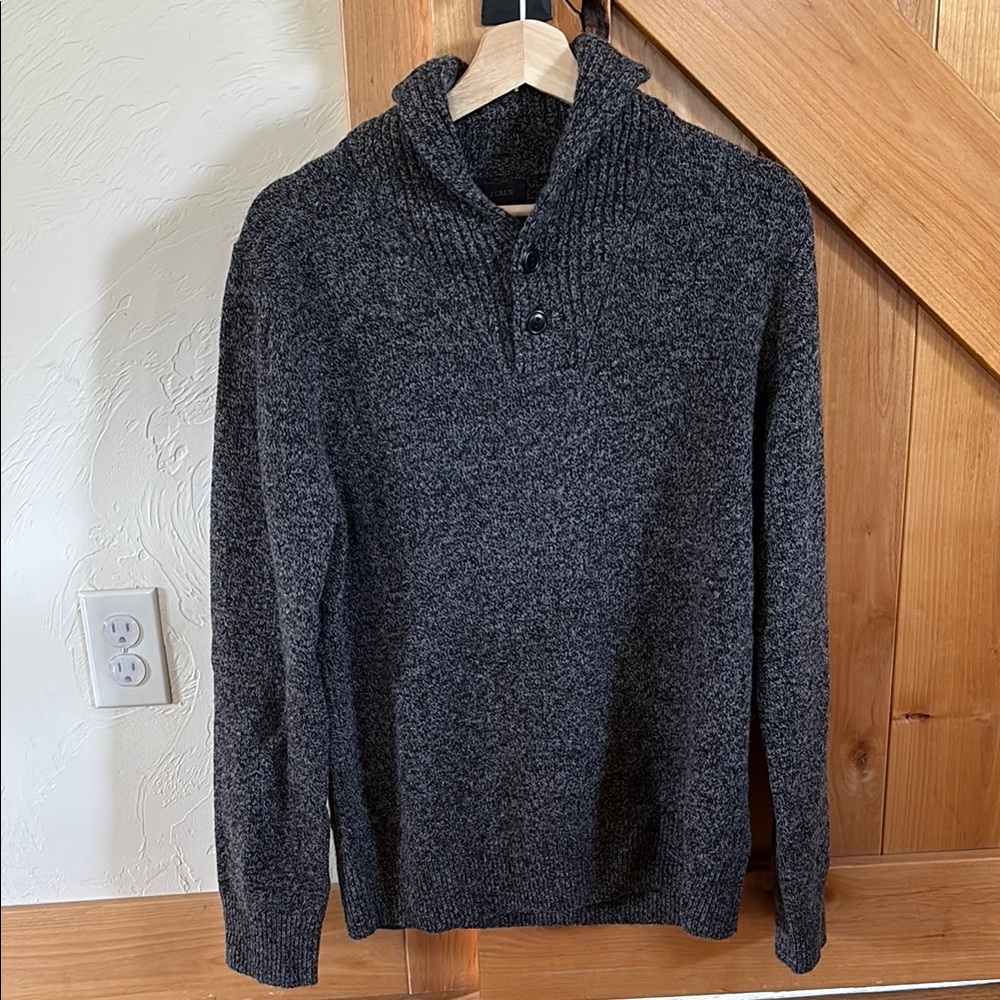 J. Crew Gray 100% wool sweater